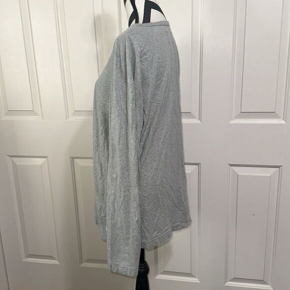 REIGNING CHAMP Gray Long Sleeve Top - Picture 3 of 6